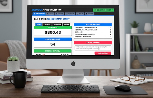 Menu Builder Dashboard